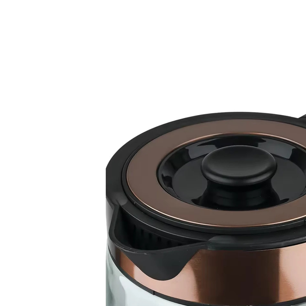 Hofmans 3 Litre Premium Rose Renk LED Işıklı Cam Kettle Seti (2.2 L + 0.8 L) | 2 Yıl İthalatçı Firma Garantili