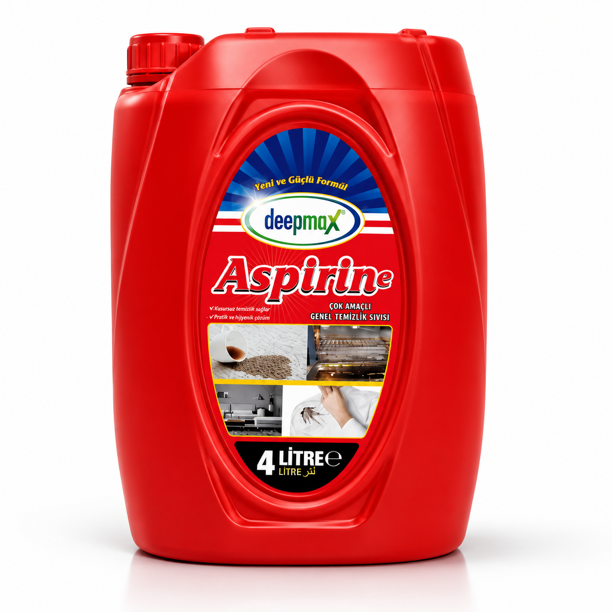 Deepmax 15 Parça Profesyonel Mega Temizlik Paketi | Mutfak, Banyo ve Genel Temizlik Paketi