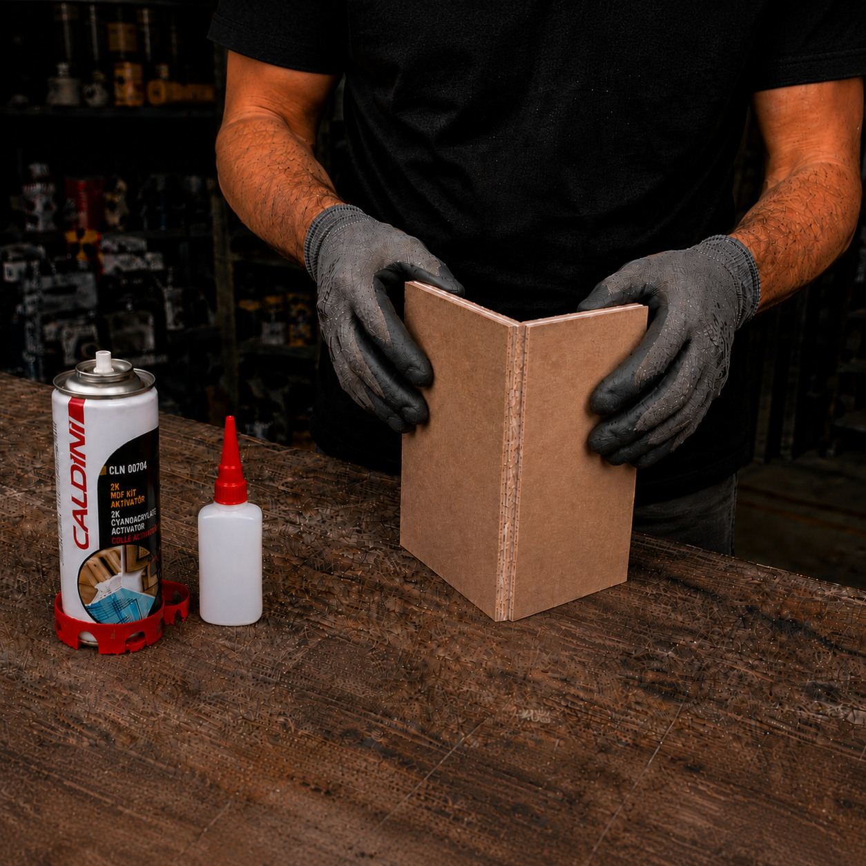 2K MDF Kit Hızlı Yapıştırıcı Seti – Aktivatör Sprey + Siyanoakrilat Güçlü Yapıştırıcı – Saniyeler İçinde Hızlı Kuruma ve Güçlü Tutunma – Ahşap, MDF, Metal, Plastik, Cam ve Seramik İçin Profesyonel Yapıştırma Çözümü