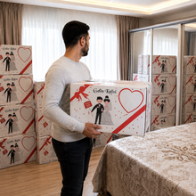 ÖZEL BASKILI GELİN KOLİSİ – 60x38x30 CM | DAYANIKLI VE ESTETİK TASARIM