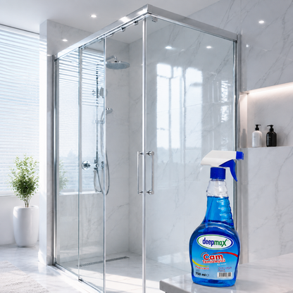 Deepmax Parfümlü Cam Temizleyici 750 ml – İz Bırakmayan Formül ile Kristal Parlaklık ve Hızlı Temizlik