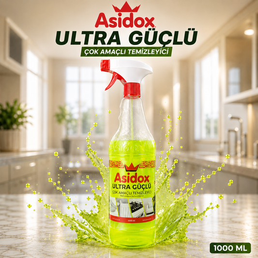 Asidox Ultra Güçlü  Çok Amaçlı Temizlik Spreyi 1000ML