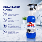 ASİDOX ULTRA GÜÇLÜ KİREÇ VE PAS ÇÖZÜCÜ-1000ml