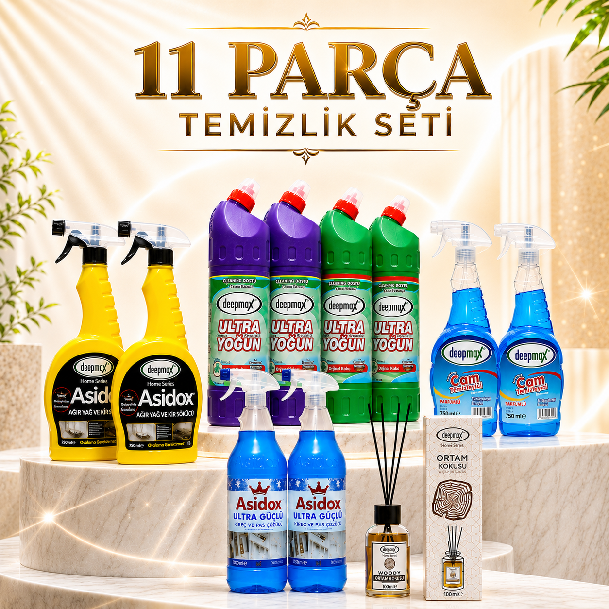 DEEPMAX – EV TEMİZLİĞİNİN GÜÇLÜ EKİBİ – 11 PARÇA