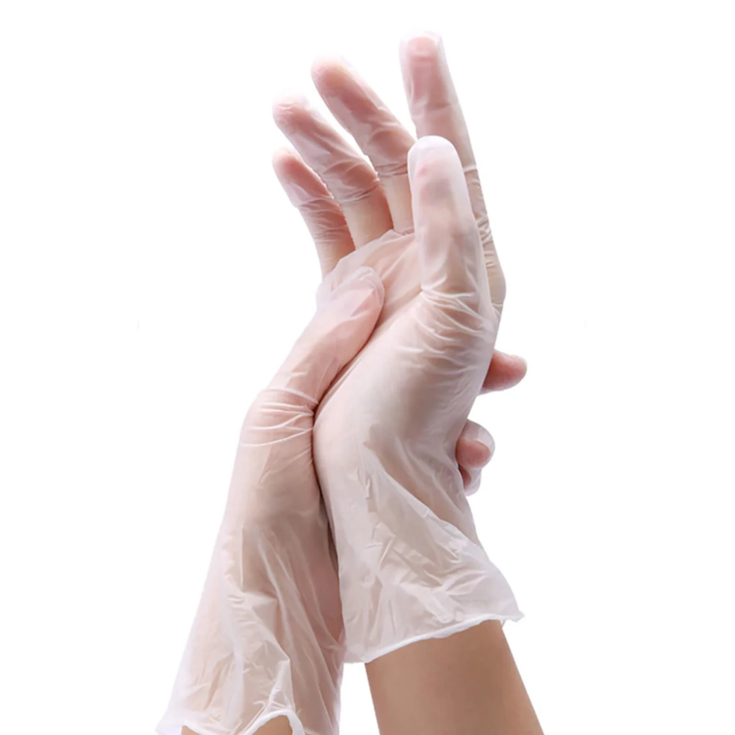 Has-Pet Pudrasız Tek Kullanımlık Vinil Eldiven – Lateks İçermez ( 5x100 Adet = 500 Adet )