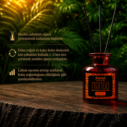 Deepmax Home Series Mango Bambu Çubuklu Ortam Kokusu - 120 ml