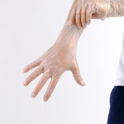 Has-Pet Pudrasız Tek Kullanımlık Vinil Eldiven – Lateks İçermez ( 5x100 Adet = 500 Adet )