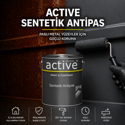 Antipas Boya – Pas Üstüne Uygulanabilen Demir, Çelik ve Metal Yüzeyler İçin Koruyucu Boya