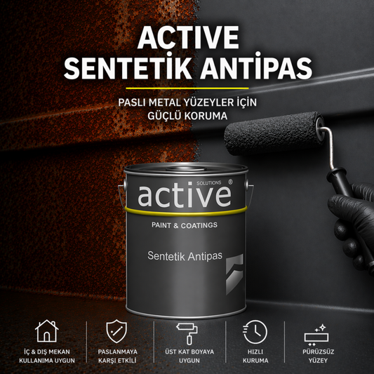Antipas Boya – Pas Üstüne Uygulanabilen Demir, Çelik ve Metal Yüzeyler İçin Koruyucu Boya