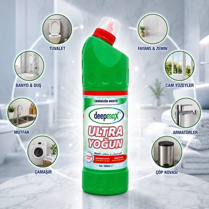 DEEPMAX| ÇAMAŞIR SUYU - GÜÇLÜ HİJYEN - 810gr