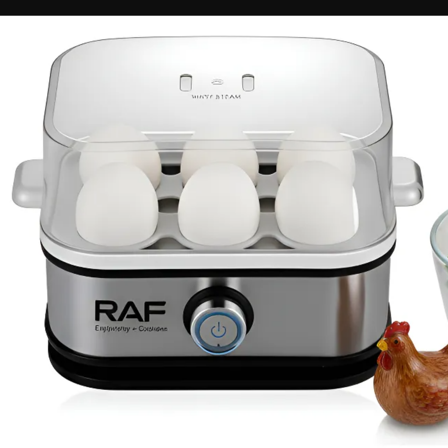 400W Elektrikli Yumurta Haşlama Makinesi – 6 Yumurta Kapasiteli