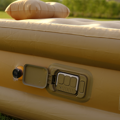 Otomatik Pompalı Su Geçirmez, Şarjlı Tek Kişilik Şişme Yatak [ 190×100×40 cm]