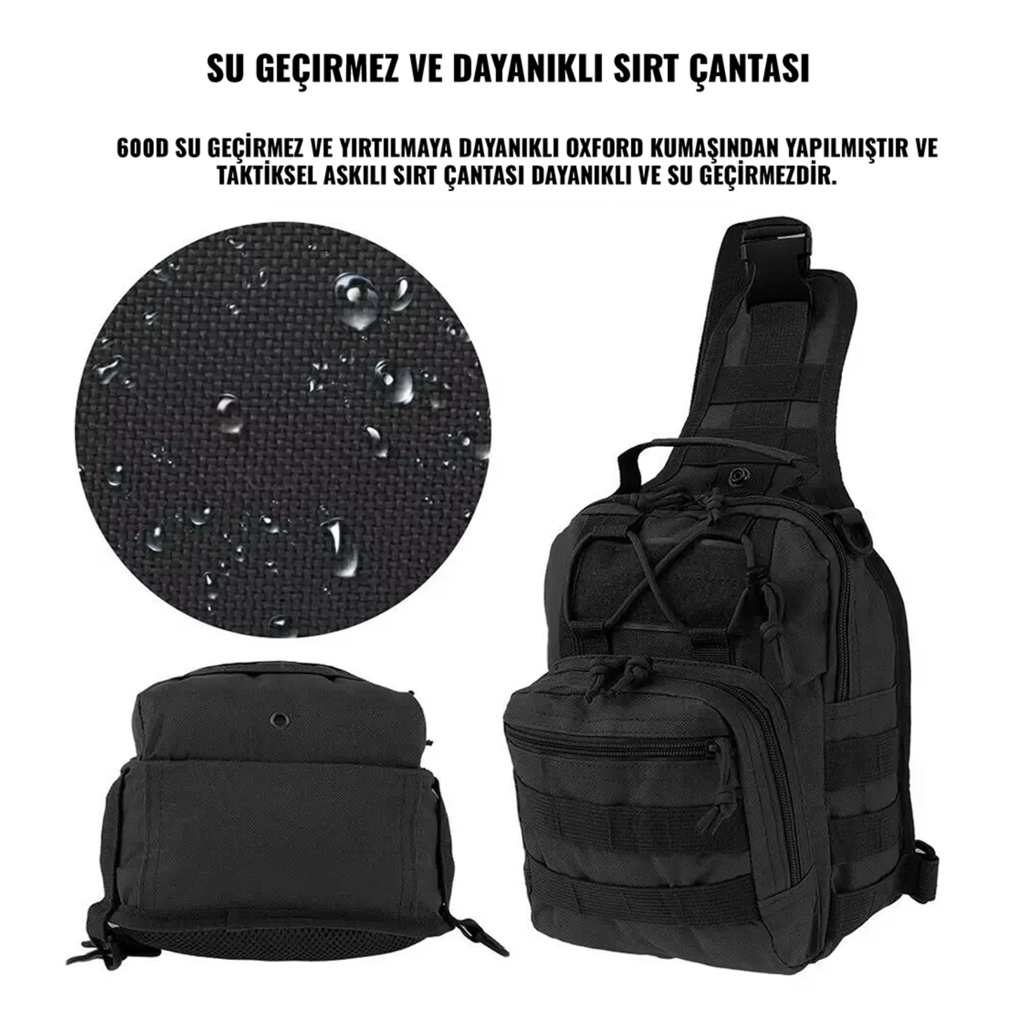 Taktik Omuz ve Göğüs Çantası Molle Çantası – Kamp, Tırmanış, Askeri ve Günlük Kullanım İçin