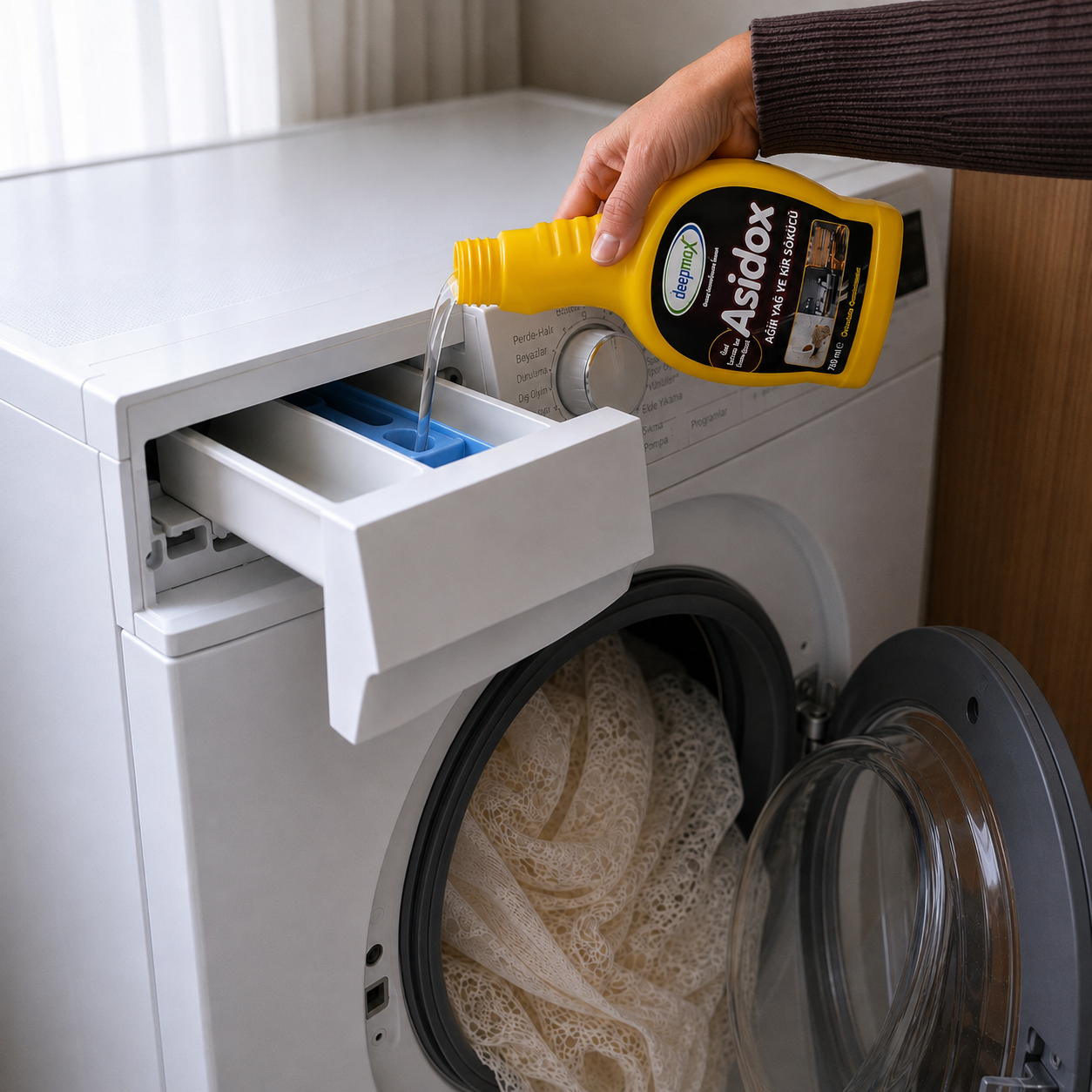 Deepmax Asidox Ağır Yağ ve Kir Sökücü 750 ML – Güçlü Özel Formülü ile Zorlu, Kurumuş ve İnatçı Yağlara Karşı Etkili Temizlik – Çok Amaçlı Kullanım