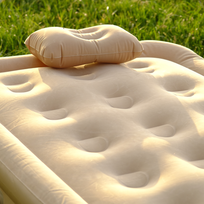 Otomatik Pompalı Su Geçirmez, Şarjlı Tek Kişilik Şişme Yatak [ 190×100×40 cm]
