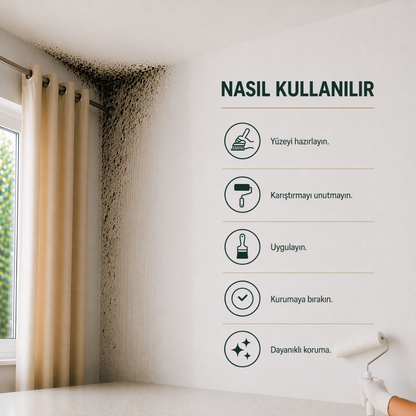 Nem & Rutubet Önleyici Duvar Boyası – Tek Uygulamada Küf ve Rutubete Karşı Koruma | Ny Trend