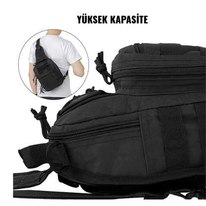 Taktik Omuz ve Göğüs Çantası Molle Çantası – Kamp, Tırmanış, Askeri ve Günlük Kullanım İçin