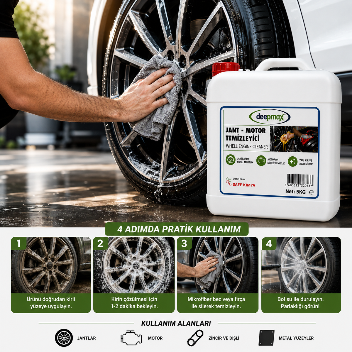 JANT & MOTOR TEMİZLEYİCİ - 5Kg