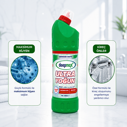 DEEPMAX| ÇAMAŞIR SUYU - GÜÇLÜ HİJYEN - 810gr