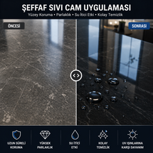 Şeffaf Sıvı Cam Kaplama