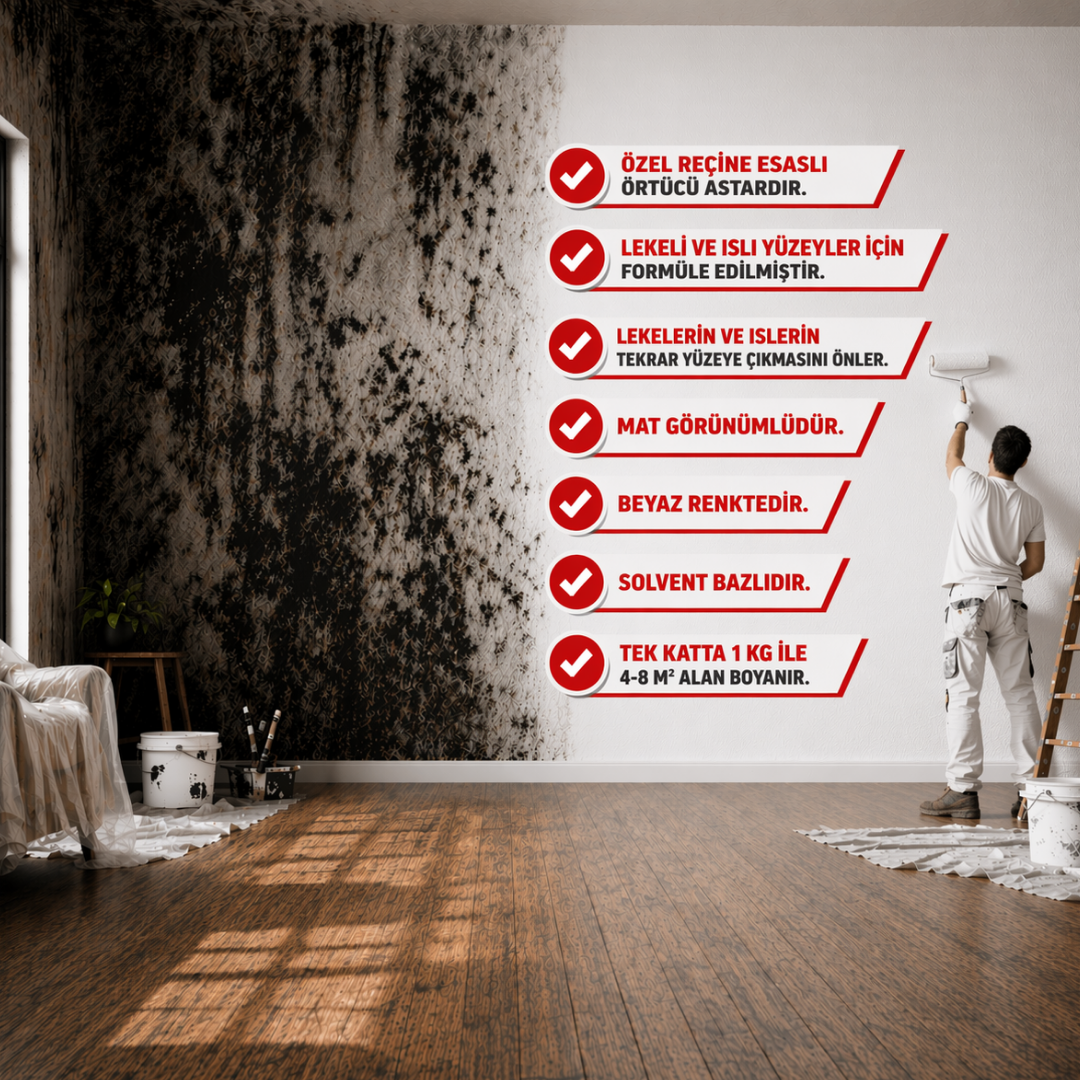 İs Kapatan Boya – Mat Beyaz (RAL 9010)