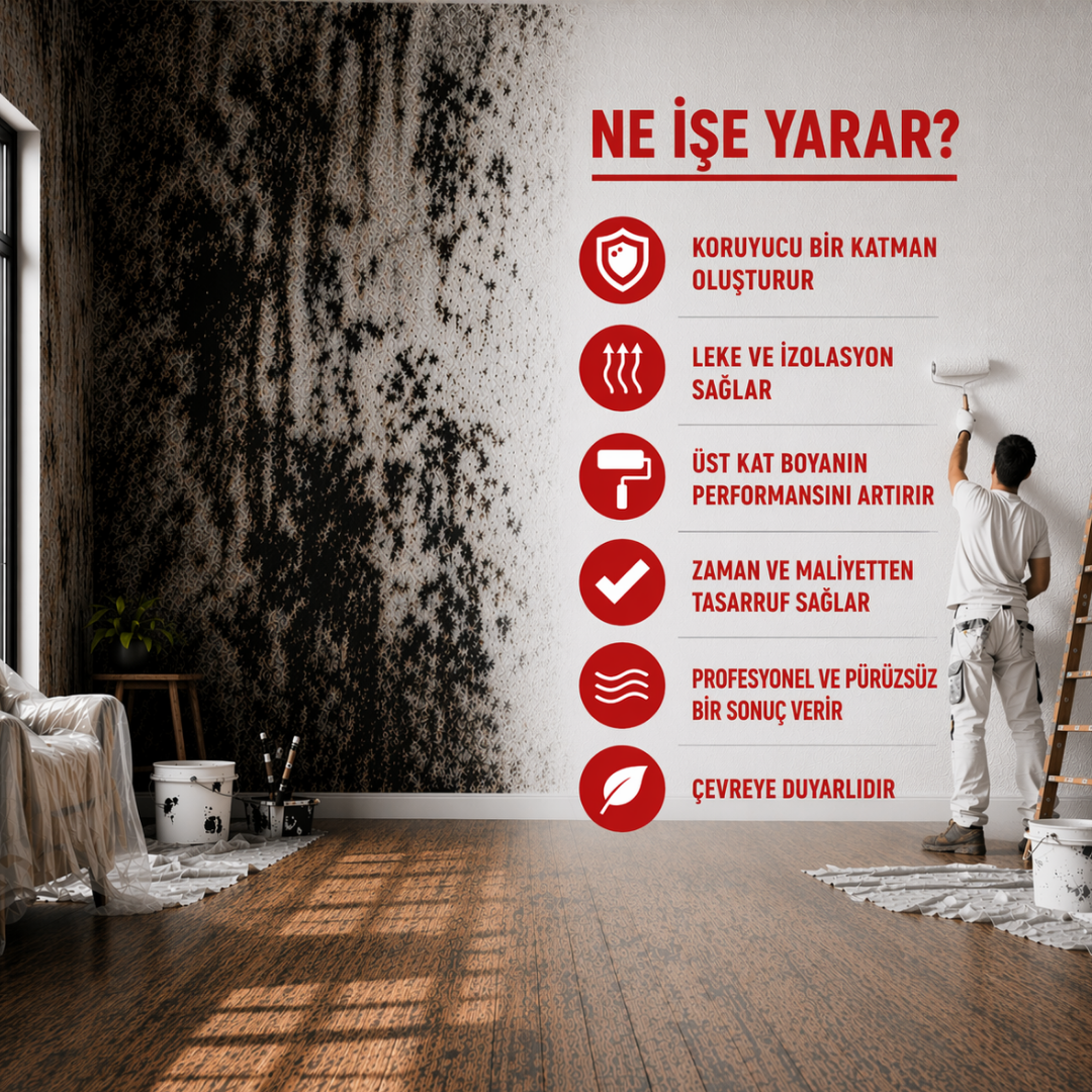 İs Kapatan Boya – Mat Beyaz (RAL 9010)