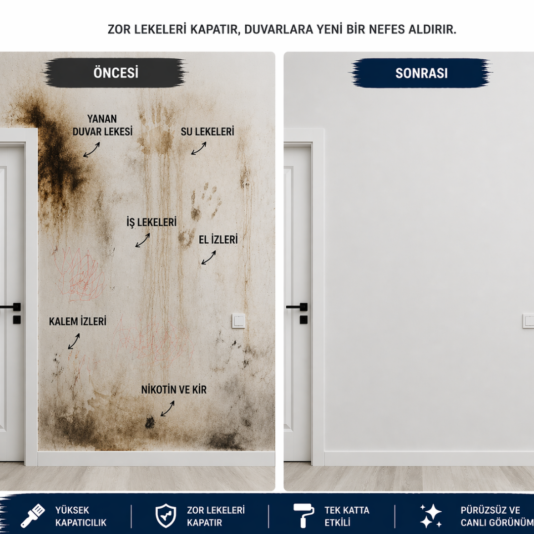 İs Kapatan Boya – Mat Beyaz (RAL 9010)