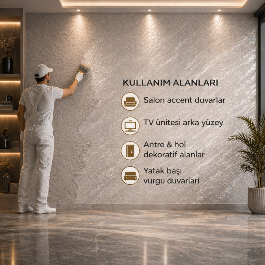 Active Sedef Efekt Dekoratif İç Cephe Boyası