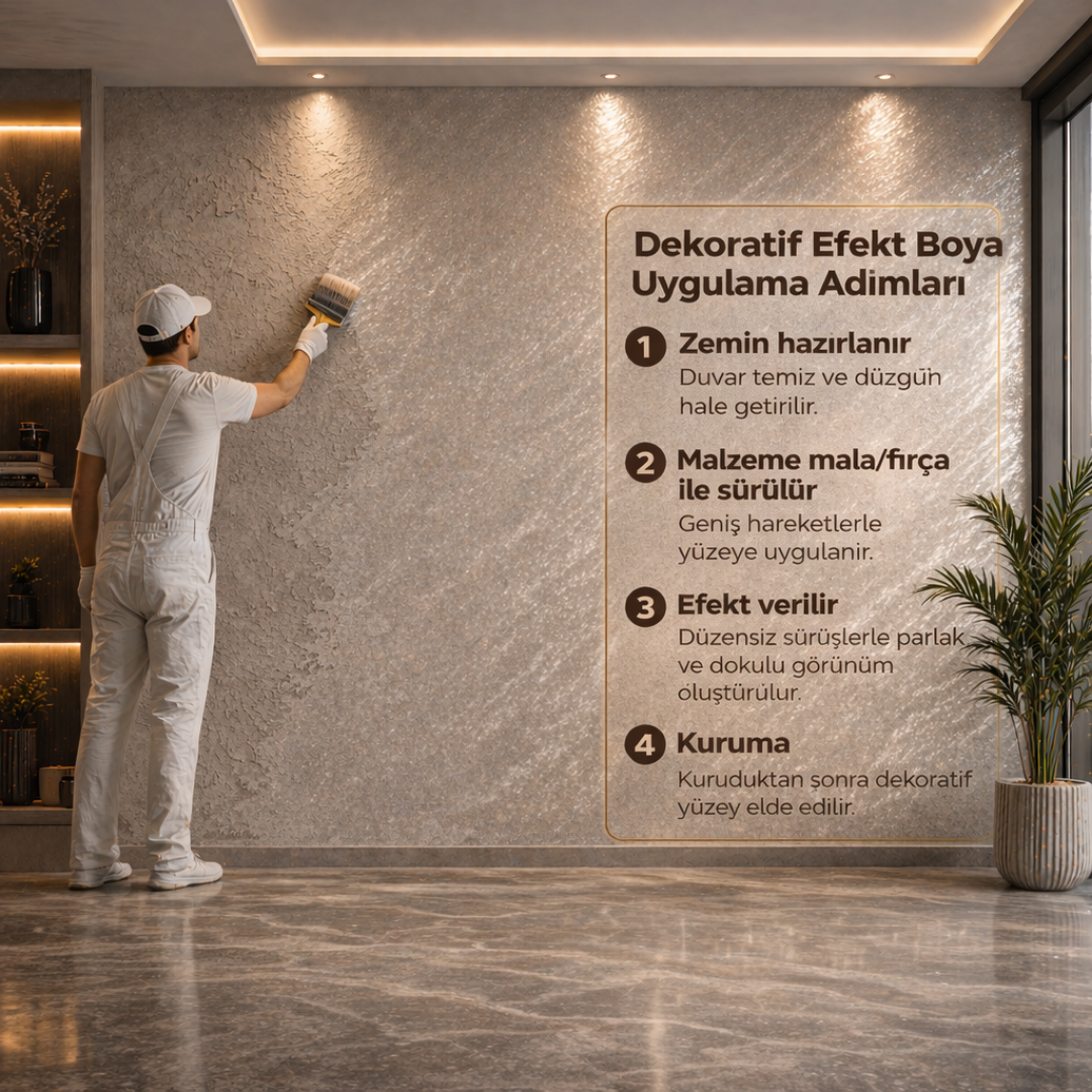 Active Sedef Efekt Dekoratif İç Cephe Boyası