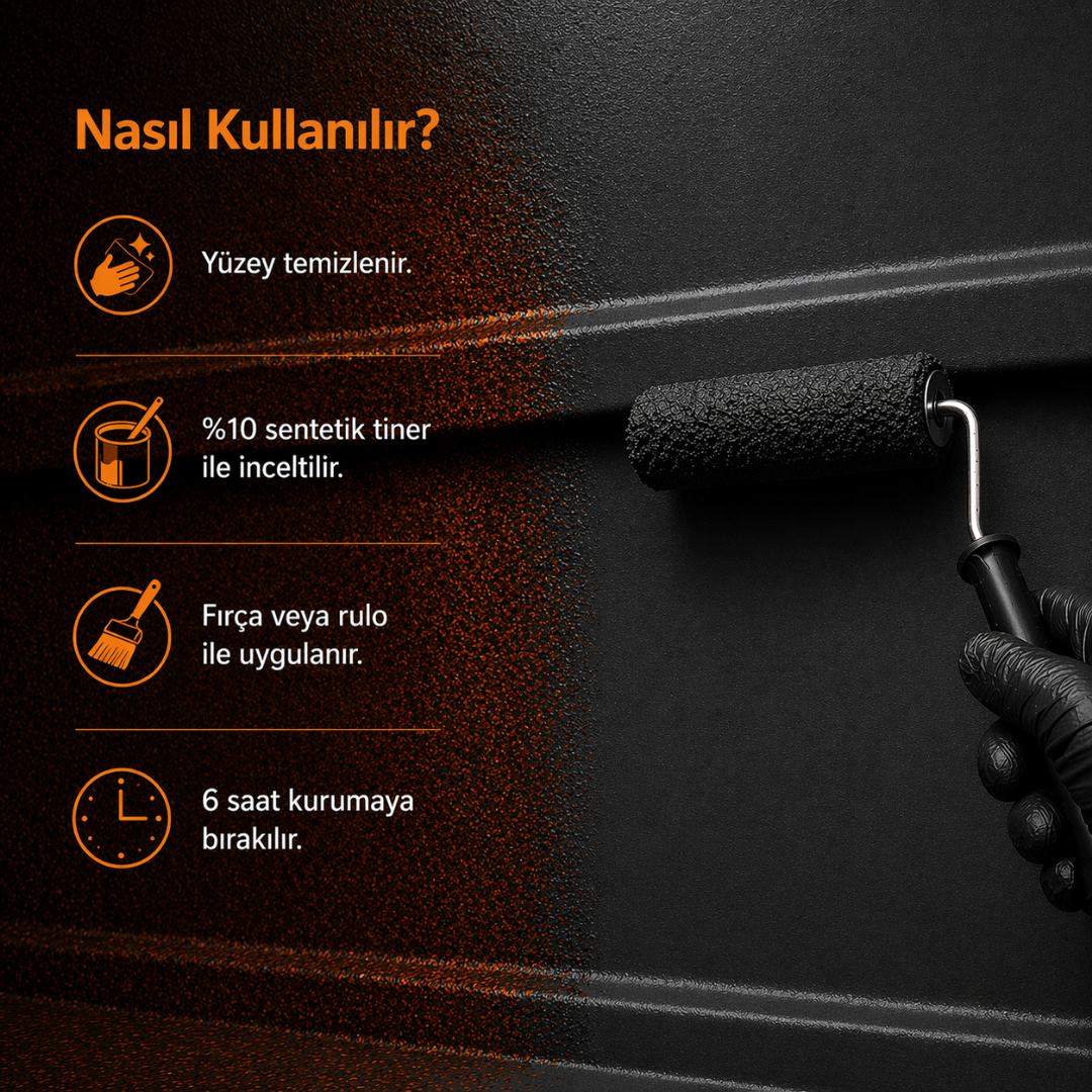 Antipas Boya – Pas Üstüne Uygulanabilen Demir, Çelik ve Metal Yüzeyler İçin Koruyucu Boya