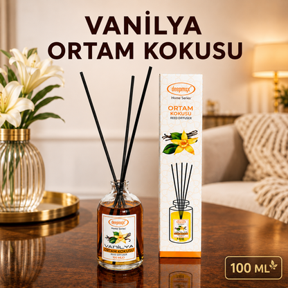 Deepmax Home Series Vanilya Bambu Çubuklu Ortam Kokusu - 100 ML