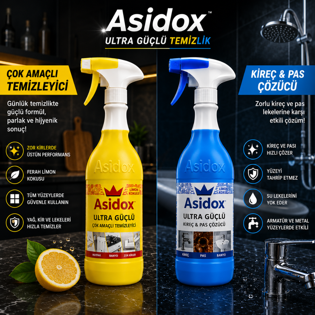 ASİDOX 10’lu Temizlik Seti