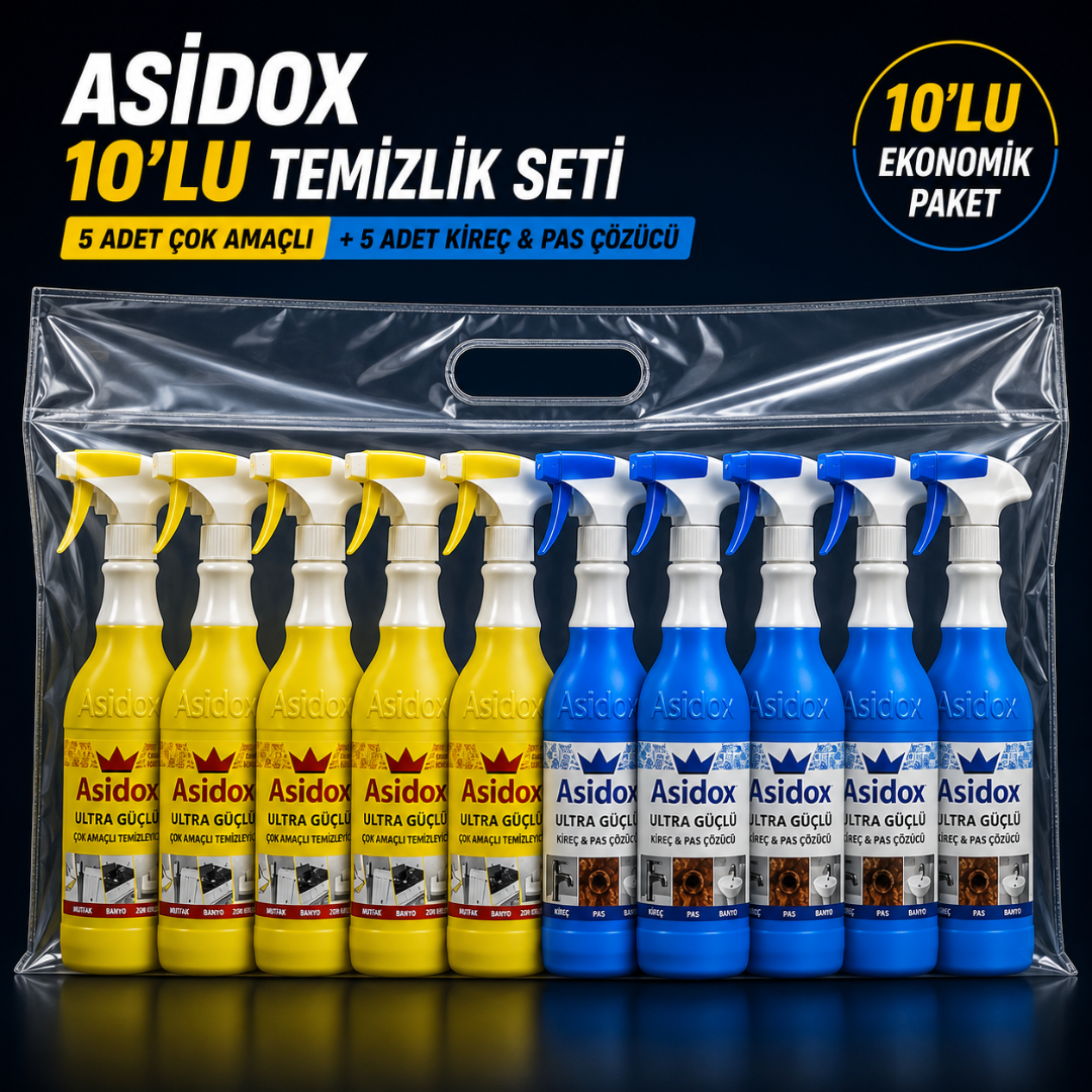 ASİDOX 10’lu Temizlik Seti