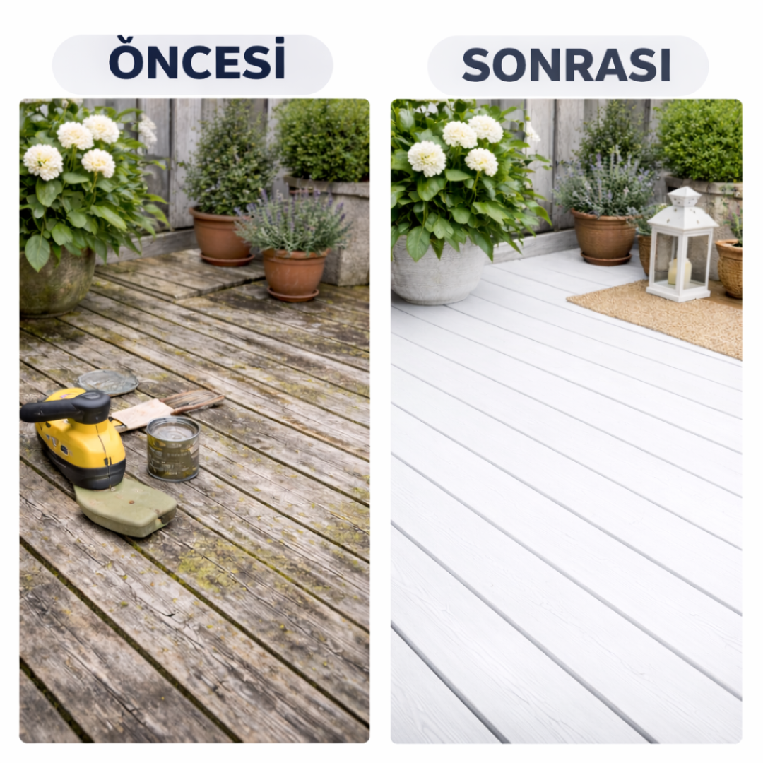 Premium Saf Akrilik Boya – Her Yüzeye Uygun, Su Bazlı | Ahşap, Duvar, Metal