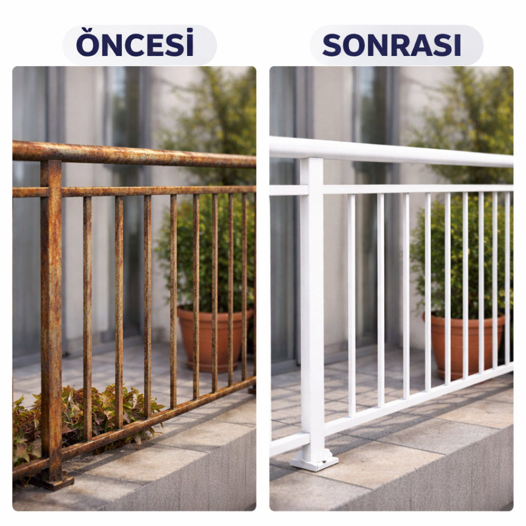 Ahşap, Metal ve Tüm Duvar Yüzeylerinde Üst Kalite Su Bazlı Boya