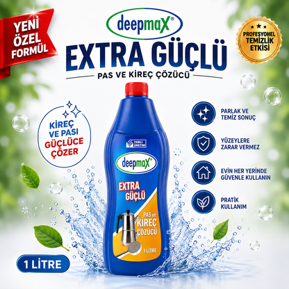 DEEPMAX EXTRA GÜÇLÜ PAS VE KİREÇ SÖKÜCÜ -1 LİTRE