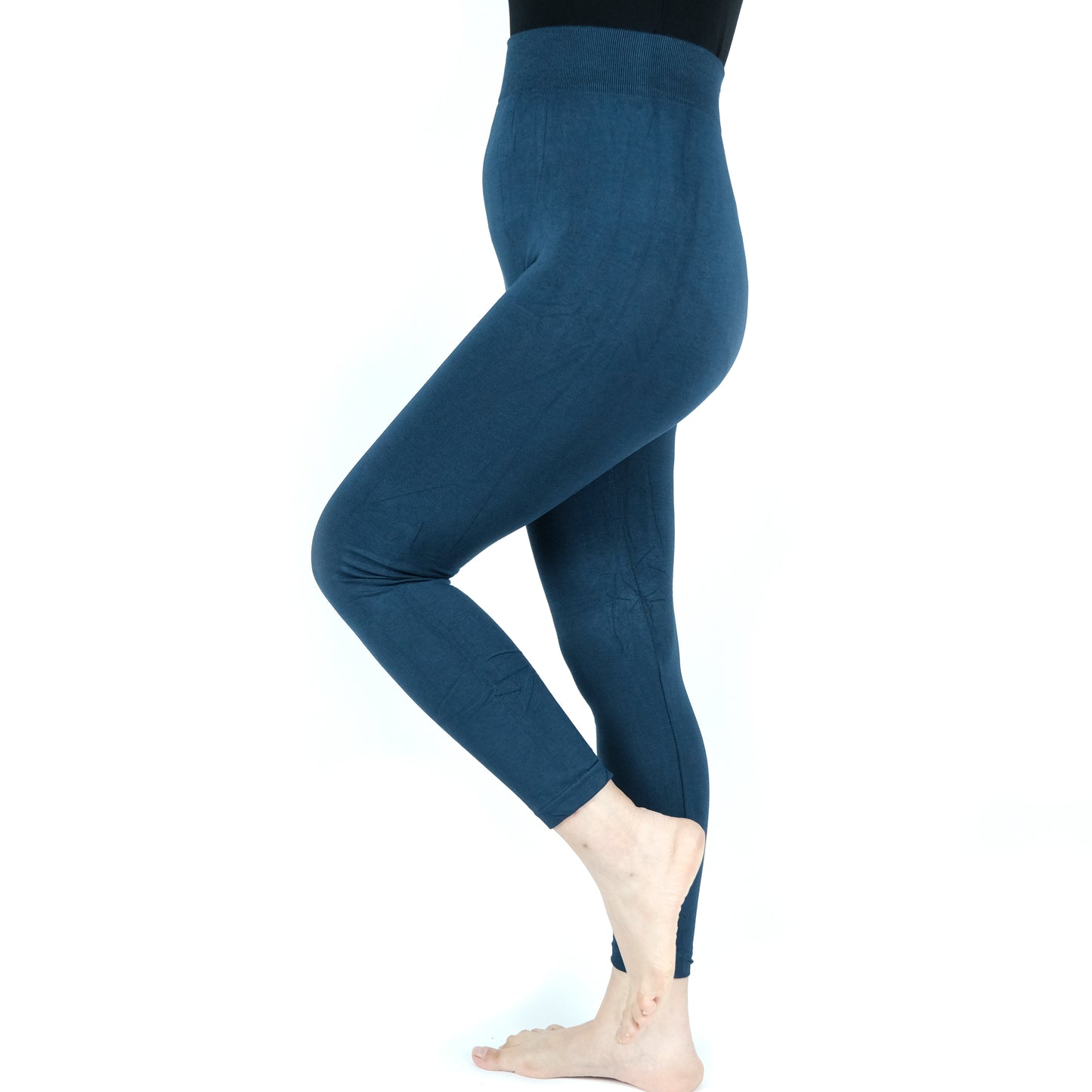 5 Renkli Nano Yüksek Belli Free Size Tayt Seti – 85 kg’a Kadar Uyumlu (5’li Paket)