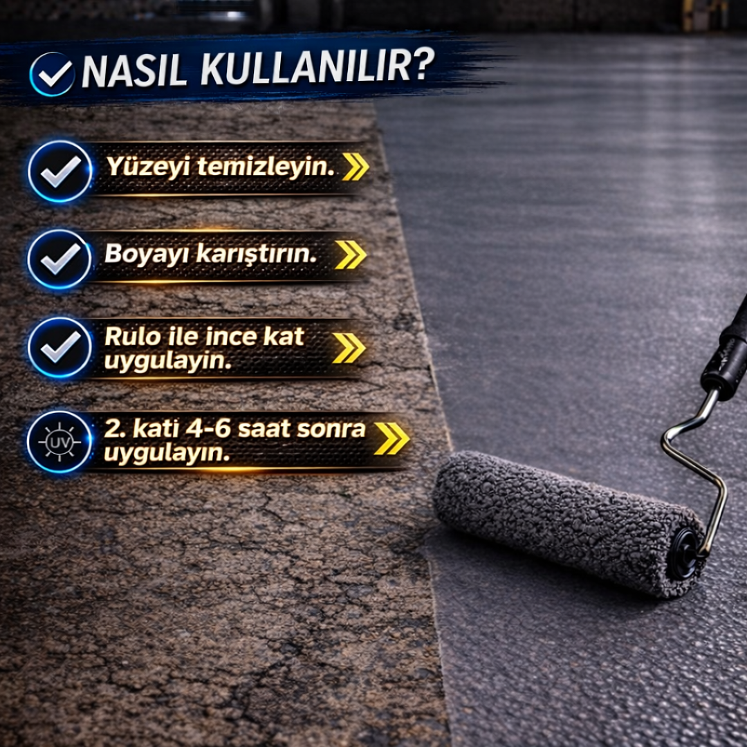 1k Akrilik Zemin Boyası (Renk: RAL 7040)