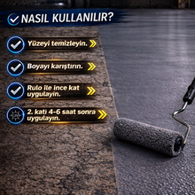 1k Akrilik Zemin Boyası (Renk: RAL 7040)