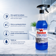 ASİDOX ULTRA GÜÇLÜ KİREÇ VE PAS ÇÖZÜCÜ-1000ml