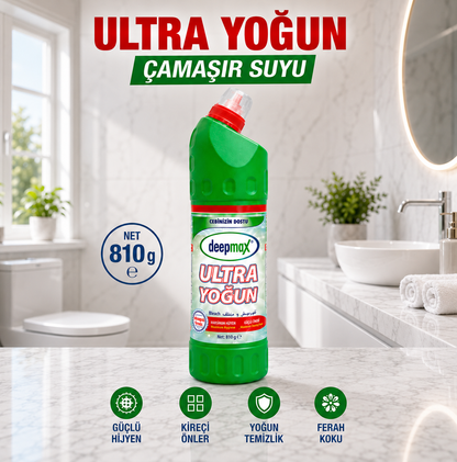 DEEPMAX| ÇAMAŞIR SUYU - GÜÇLÜ HİJYEN - 810gr