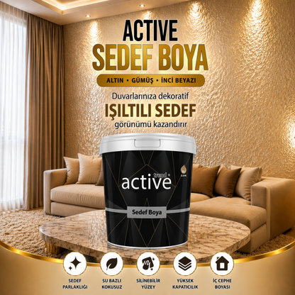 Active Sedef Efekt Dekoratif İç Cephe Boyası