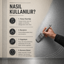 Uzun Ömürlü Yaldız Efektli Alüminyum Boya-Gümüş