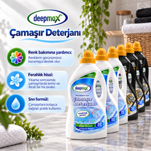 6’lı Çamaşır Deterjanı Seti – 3 Beyazlar İçin + 3 Siyahlar İçin