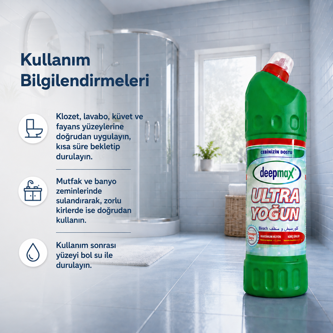 Deepmax Ultra Yoğun Çamaşır Suyu 810 gr