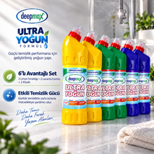 Ultra Yoğun Çamaşır Suyu 6’lı Avantajlı Set