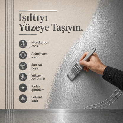 Uzun Ömürlü Yaldız Efektli Profesyonel Boya