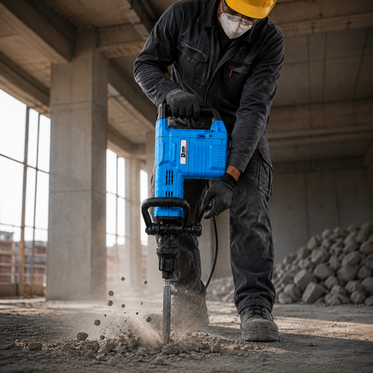 CATPOWER 7911 Profesyonel 1500W Elektrikli Kırıcı – Güçlü Motor, Yüksek Darbe Performansı ve Profesyonel Kullanım – Beton ve Duvar İşleri İçin Güçlü Kırıcı