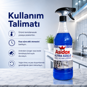 ASİDOX ULTRA GÜÇLÜ KİREÇ VE PAS ÇÖZÜCÜ-1000ml