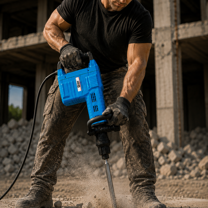 CATPOWER 7911 Profesyonel 1500W Elektrikli Kırıcı – Güçlü Motor, Yüksek Darbe Performansı ve Profesyonel Kullanım – Beton ve Duvar İşleri İçin Güçlü Kırıcı